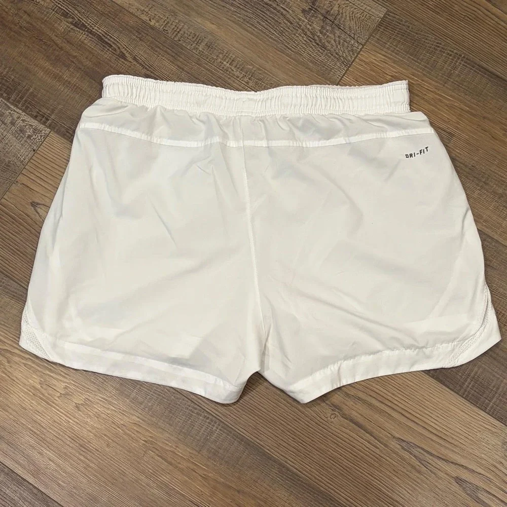 Nike white running shorts running athletic 28